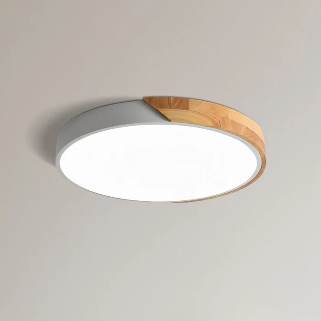 Elegante LED-Deckenlampe im skandinavischen Stil