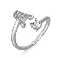 Eleganter, personalisierbarer Monogramm-Ring
