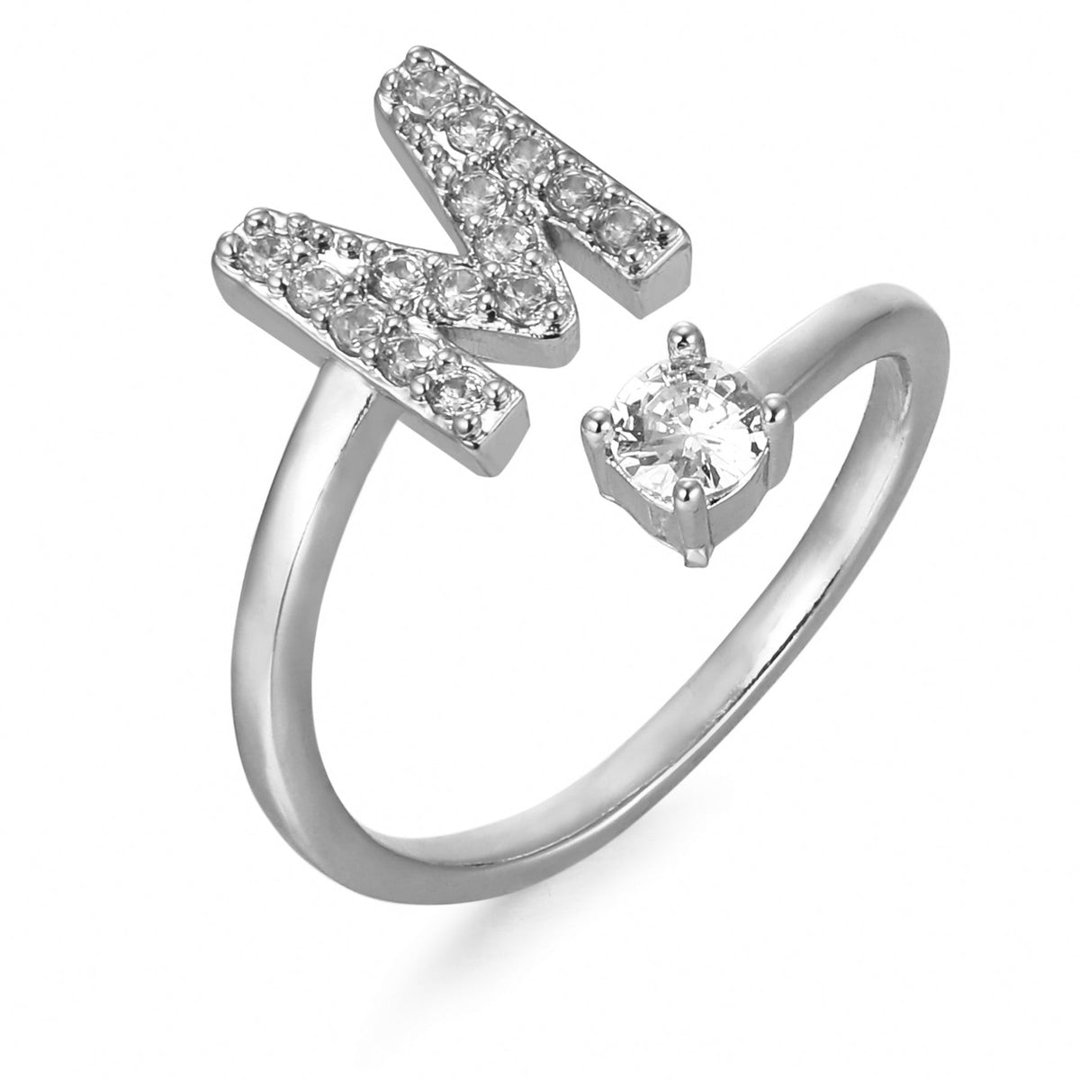 Eleganter, personalisierbarer Monogramm-Ring