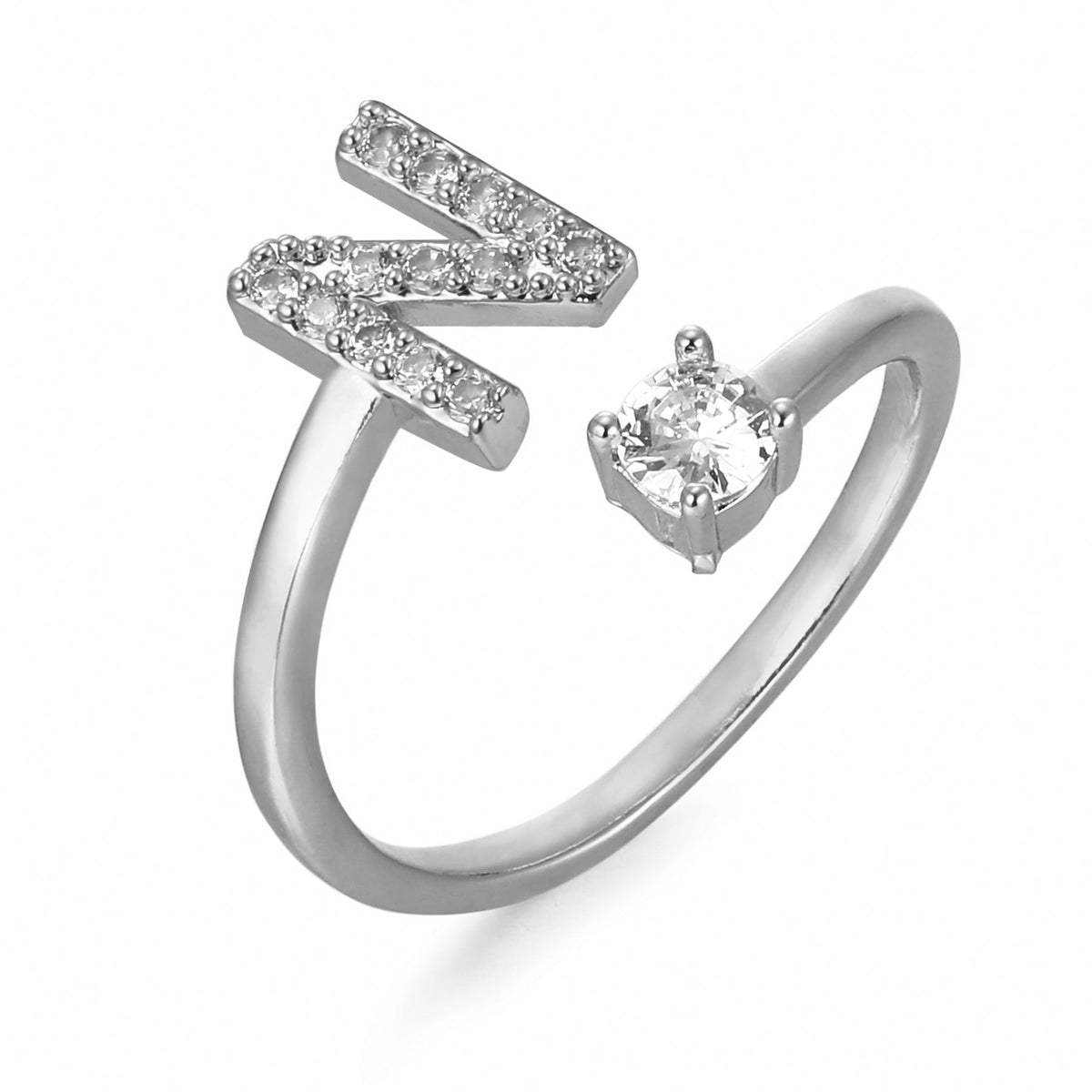 Eleganter, personalisierbarer Monogramm-Ring