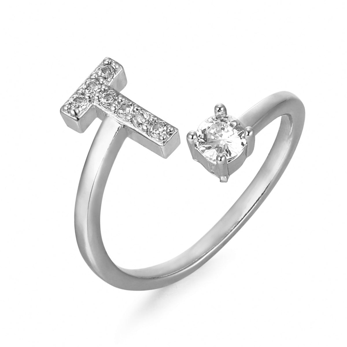 Eleganter, personalisierbarer Monogramm-Ring