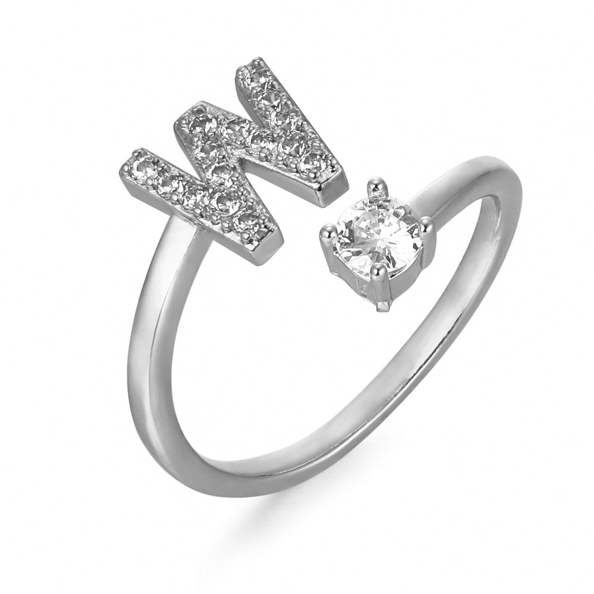 Eleganter, personalisierbarer Monogramm-Ring