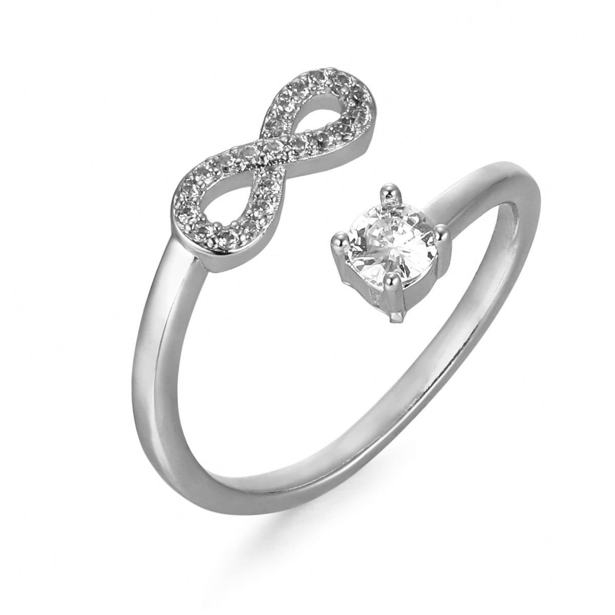 Eleganter, personalisierbarer Monogramm-Ring