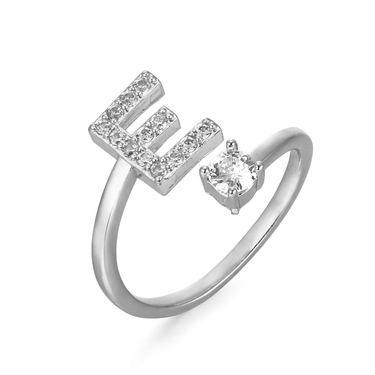 Eleganter, personalisierbarer Monogramm-Ring