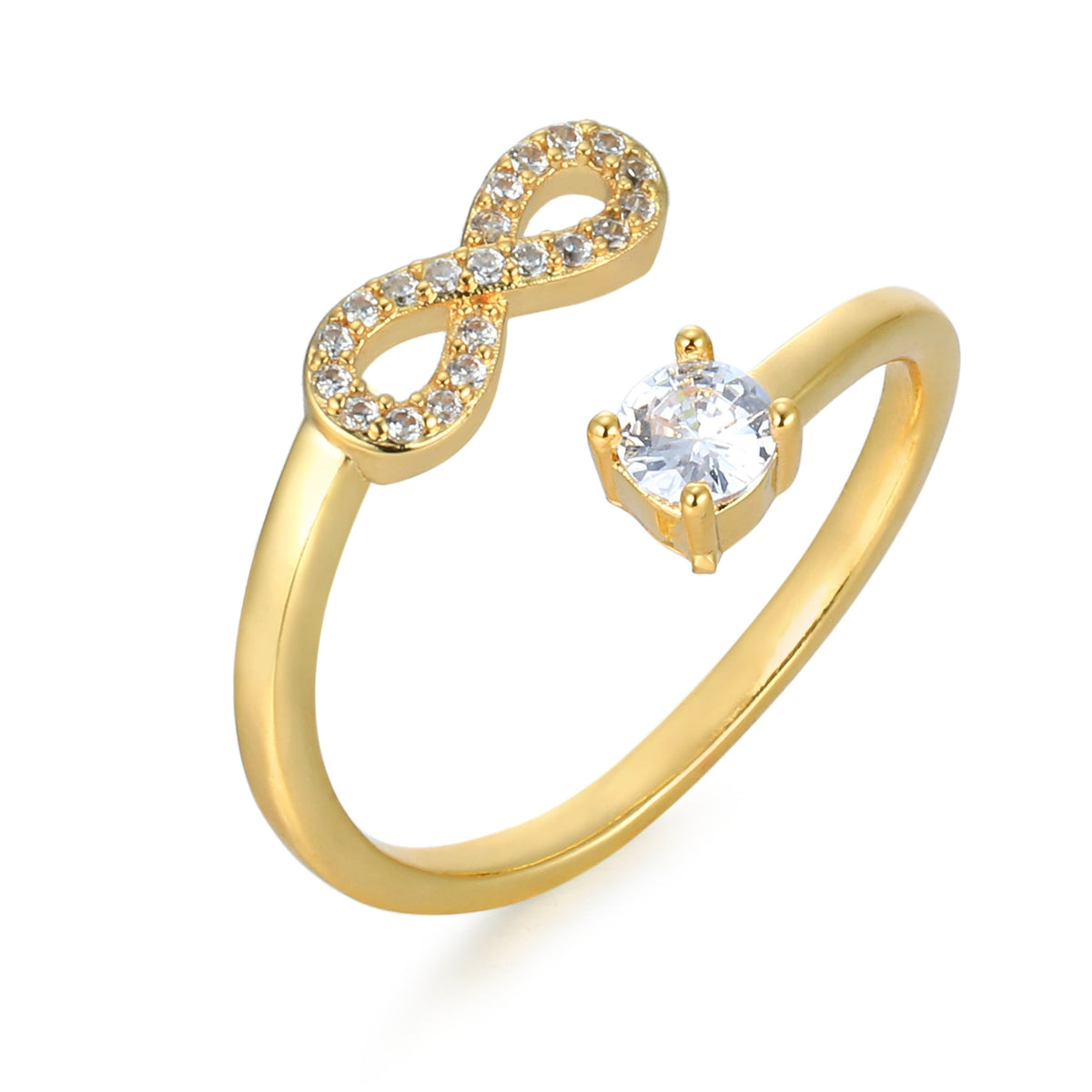 Eleganter, personalisierbarer Monogramm-Ring