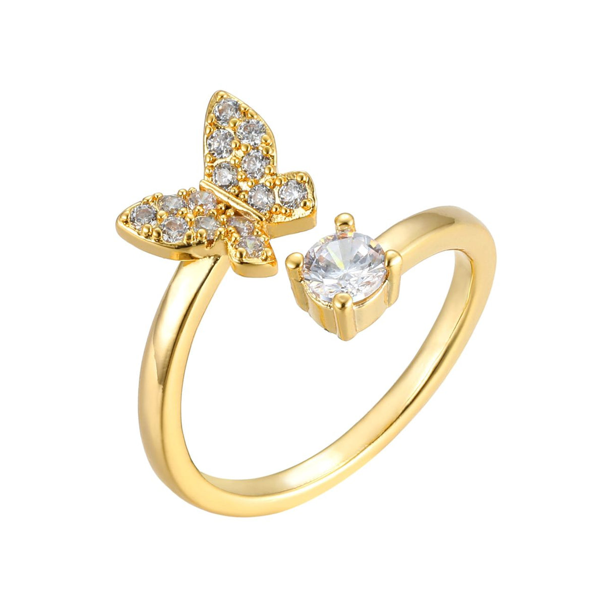 Eleganter, personalisierbarer Monogramm-Ring