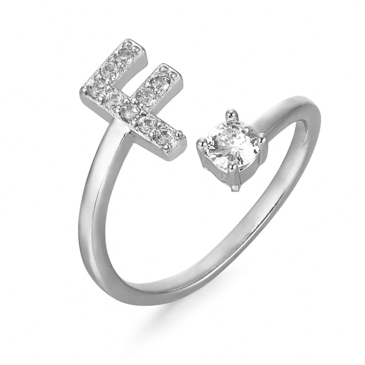 Eleganter, personalisierbarer Monogramm-Ring