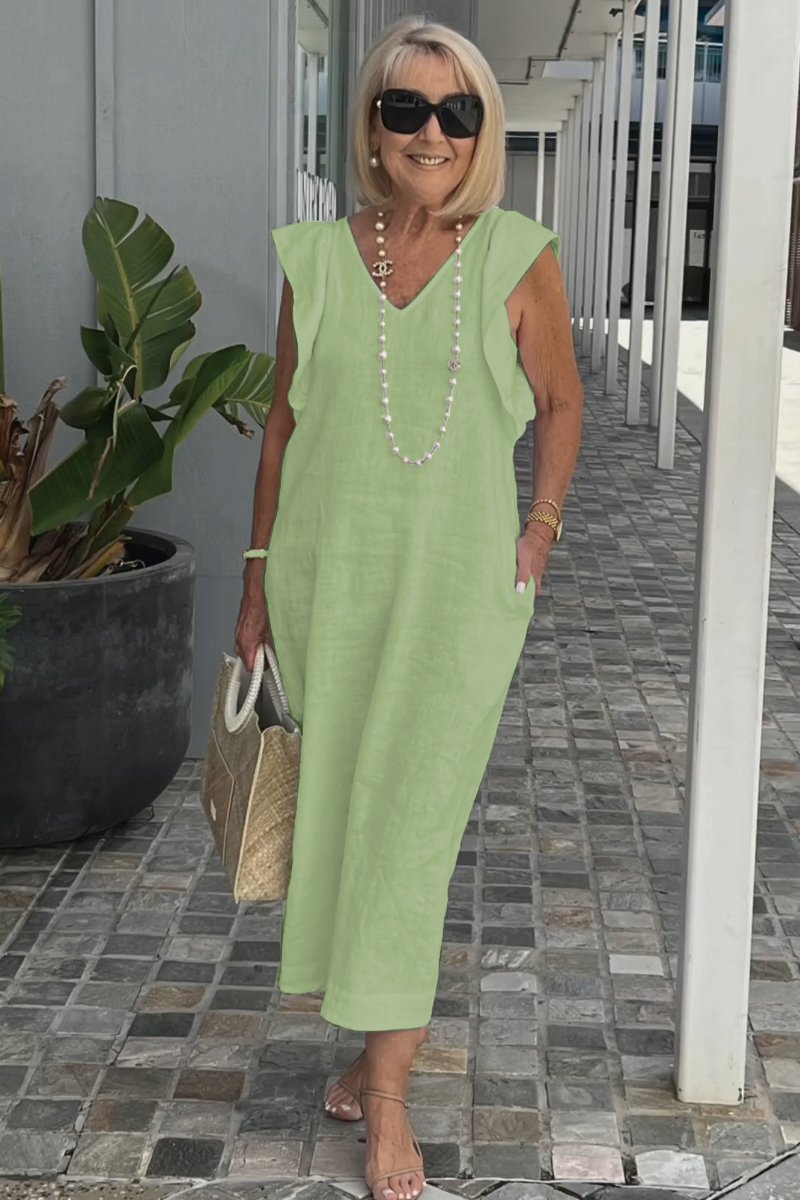 Elegantes ärmelloses Sommerkleid