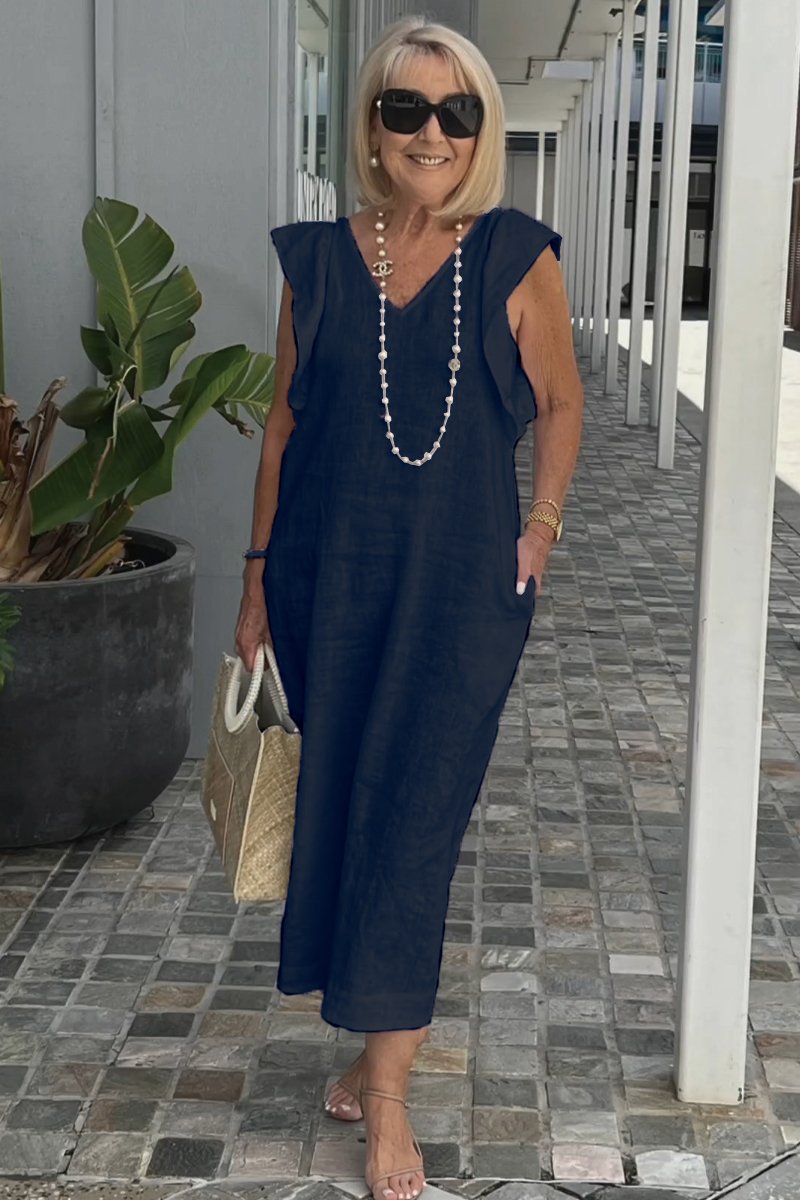 Elegantes ärmelloses Sommerkleid