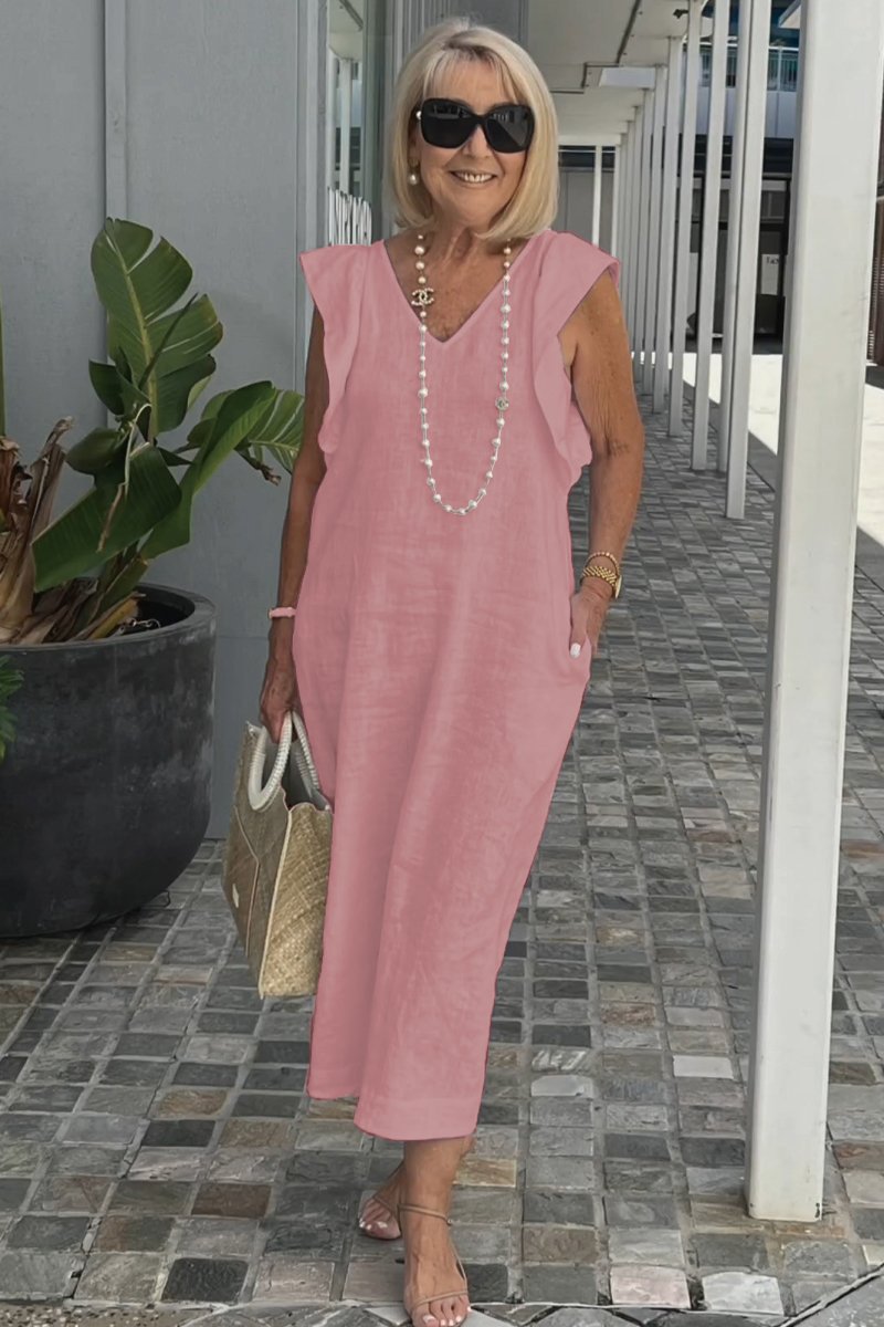 Elegantes ärmelloses Sommerkleid