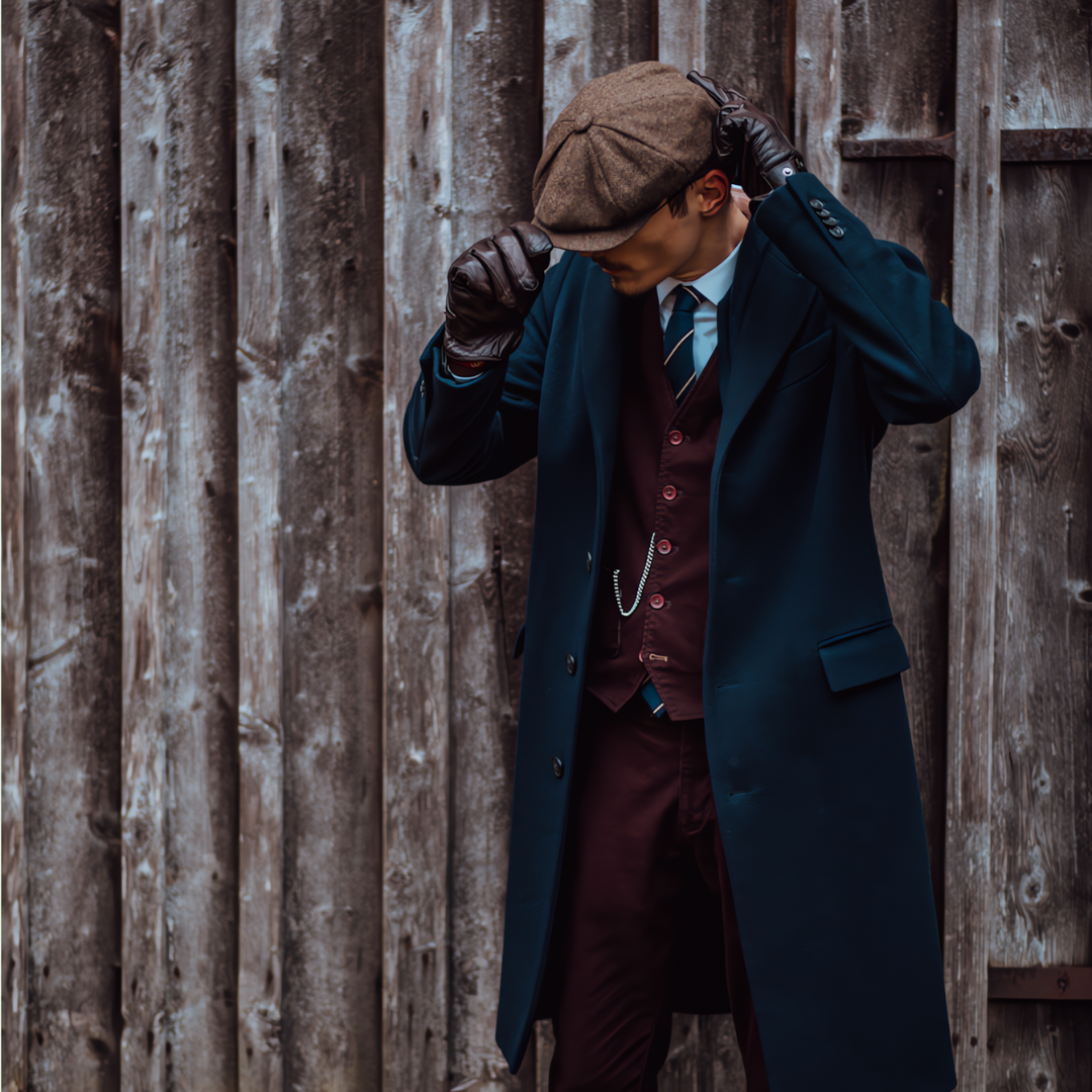 Eleganter Vintage-Herrenhut (Peaky Blinders)