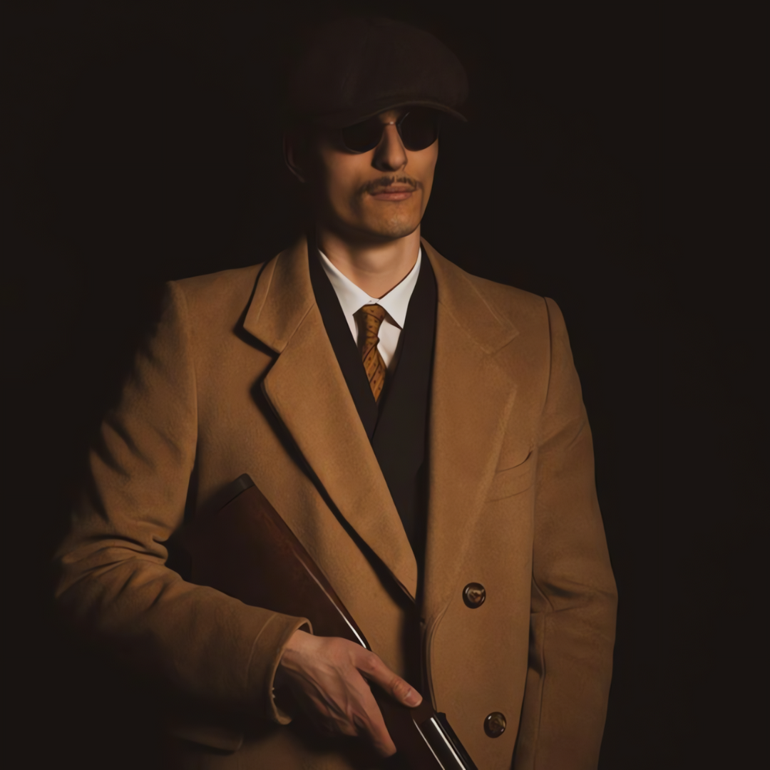 Eleganter Vintage-Herrenhut (Peaky Blinders)