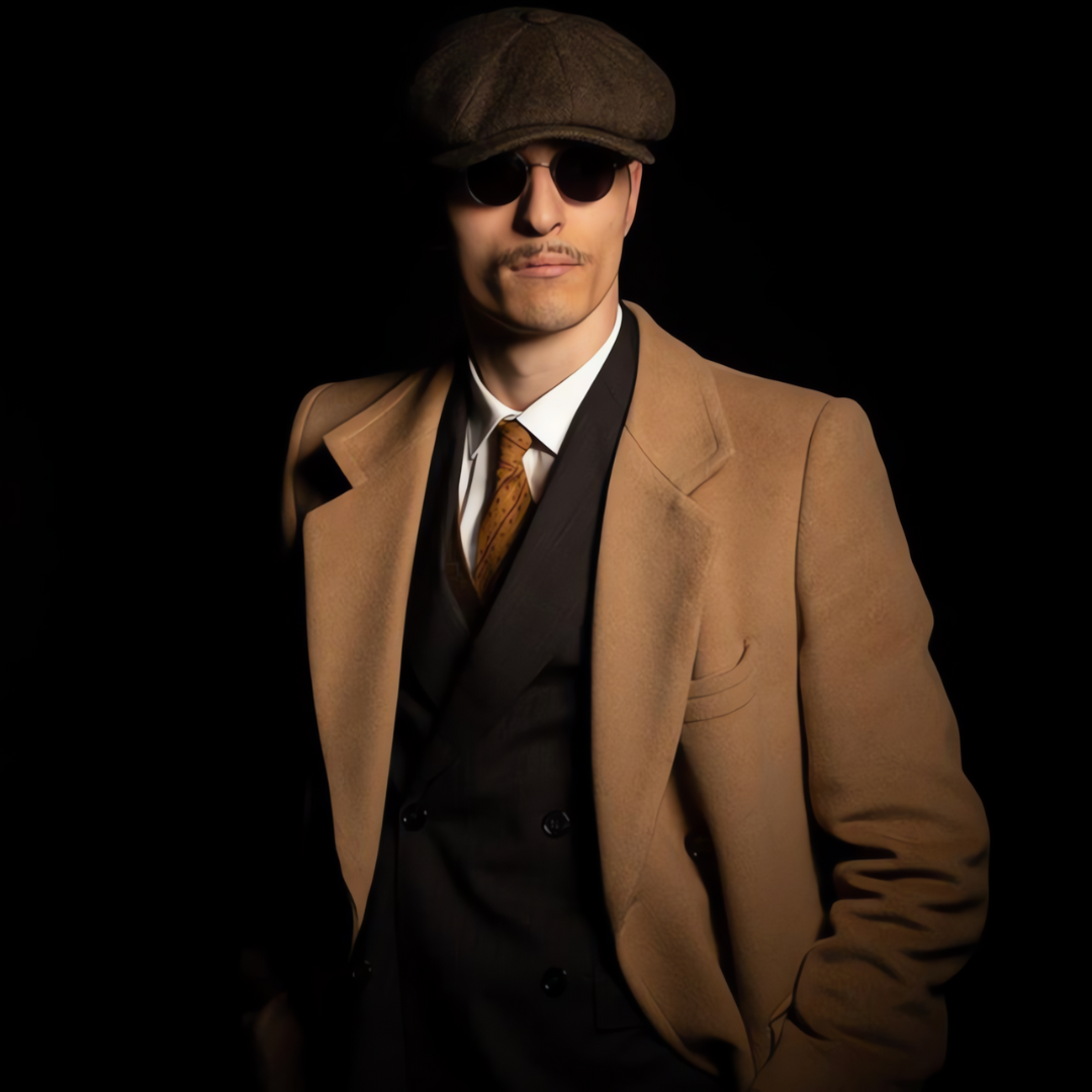 Eleganter Vintage-Herrenhut (Peaky Blinders)
