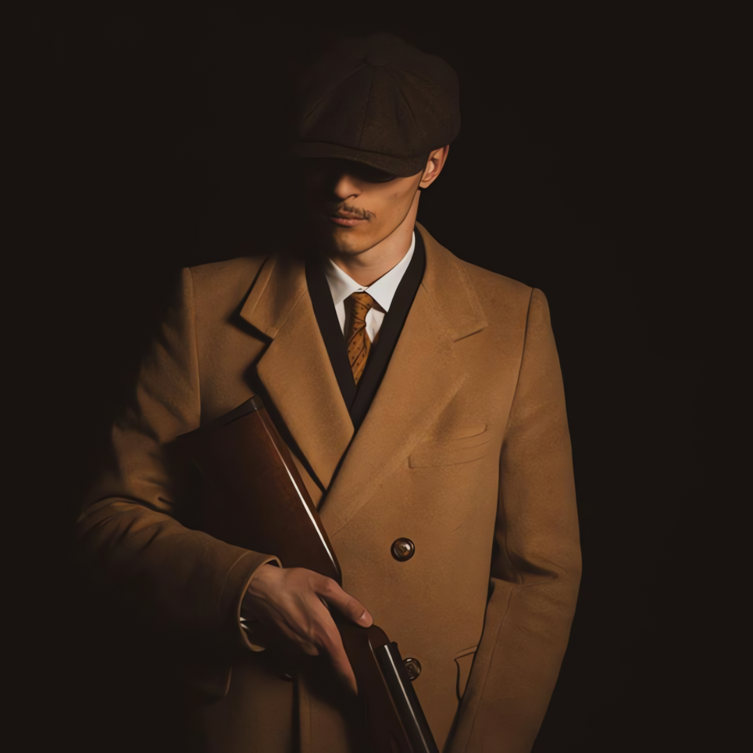Eleganter Vintage-Herrenhut (Peaky Blinders)