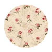 Eleganter faltbarer Damen-Sonnenschirm mit Blumenmuster und praktischer Tragetasche