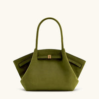 Elegante Luxus-Schultertasche für Damen mit grossem Fassungsvermögen aus Kunst-Wildleder, Schwarz
