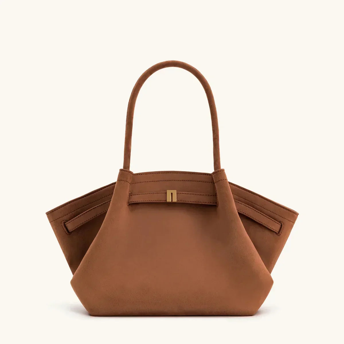 Elegante Luxus-Schultertasche für Damen mit grossem Fassungsvermögen aus Kunst-Wildleder, Schwarz