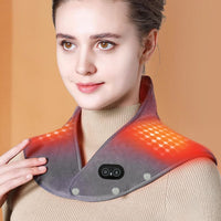 Elektrisches Heizkissen für Nacken und Schultern mit Vibration