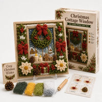 Vorgestanztes 3D-Weihnachtsgarnkunst-Set