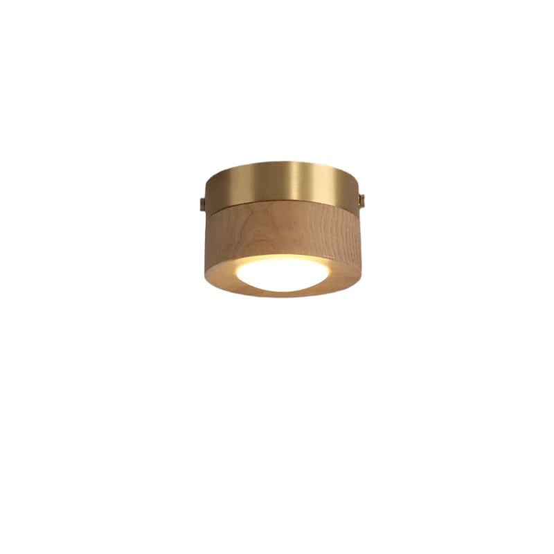 Energiesparende Beleuchtungslösung aus Walnussholz