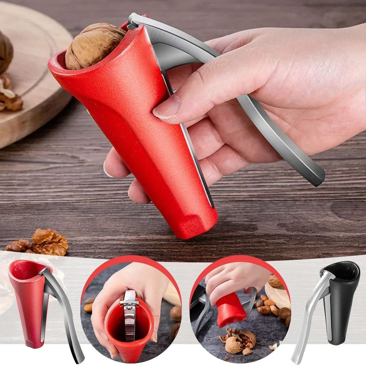 Ergonomischer Nussknacker mit Griff