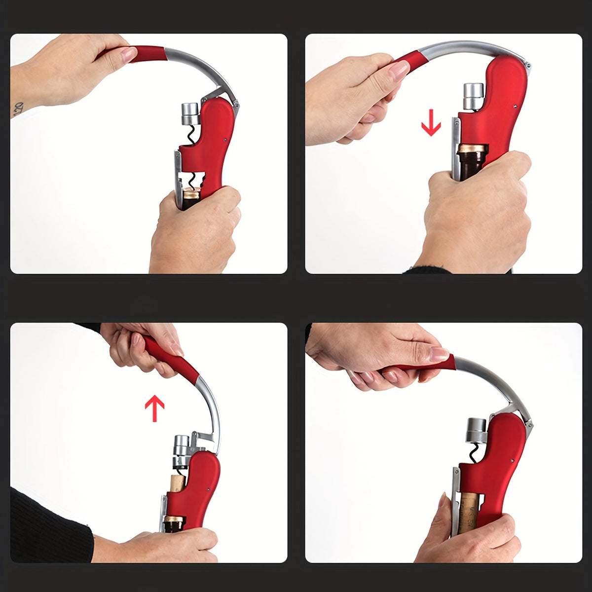 Ergonomischer Korkenzieher für Wein – Einfaches und sicheres Öffnen