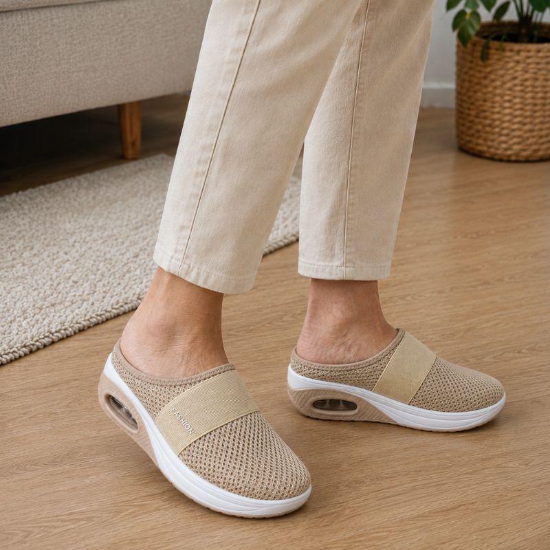 Ergonomische stossdämpfende Damen-Pantoletten