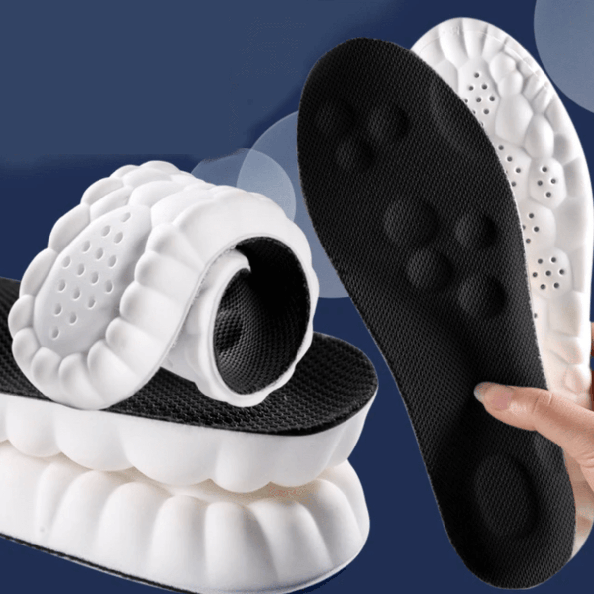 Ergonomische stossdämpfende Einlegesohlen für Laufschuhe