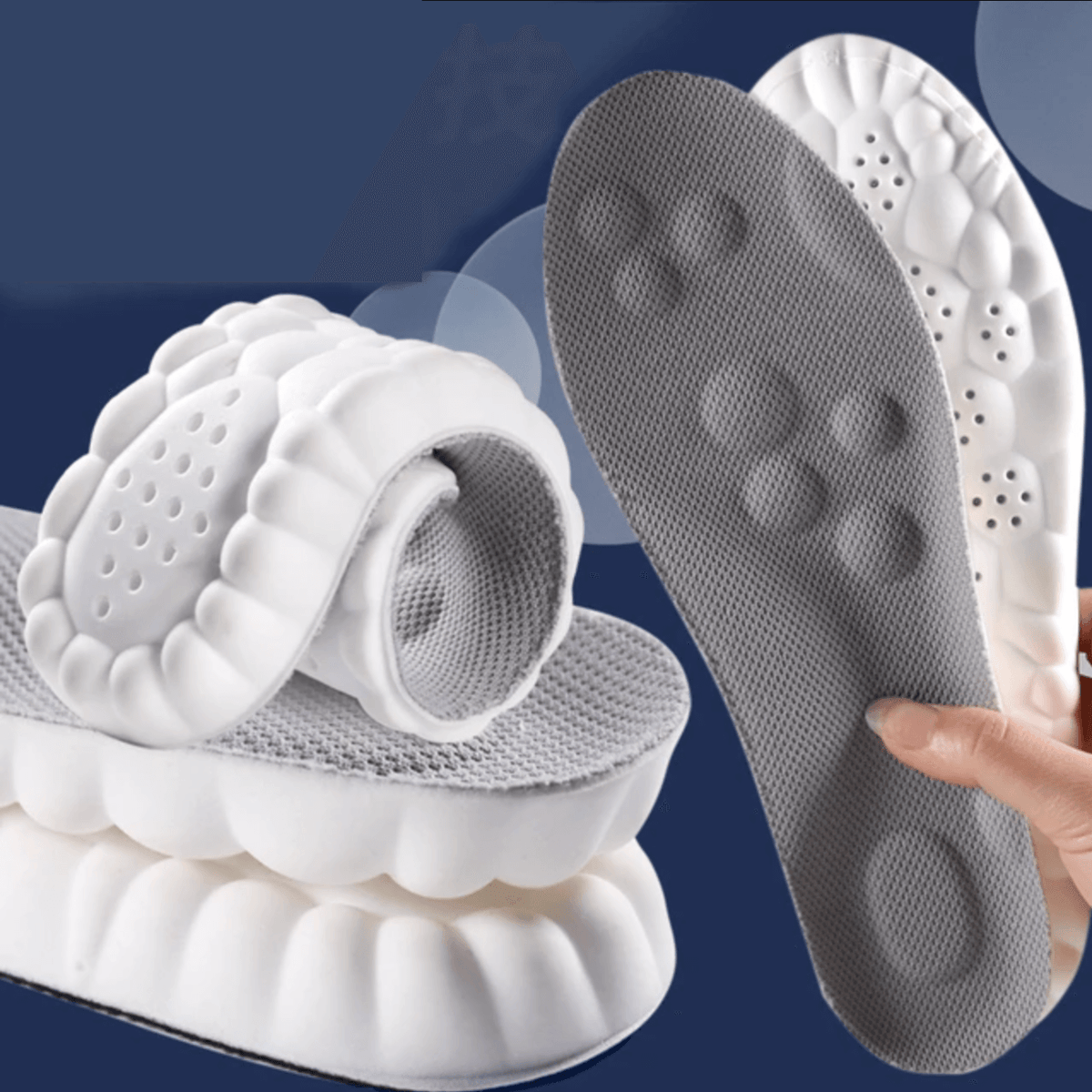 Ergonomische stossdämpfende Einlegesohlen für Laufschuhe