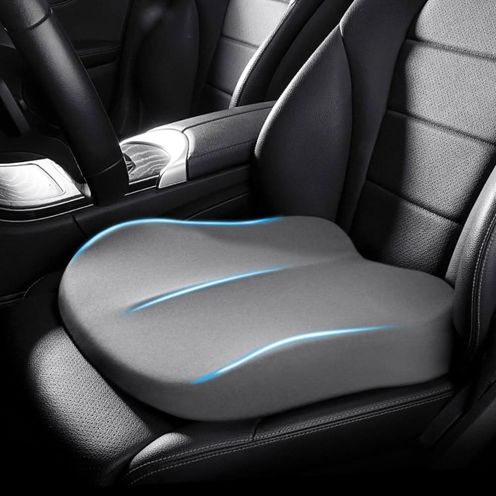 Ergonomisches Autositzkissen für bessere Sicht und Komfort