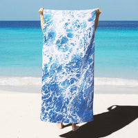 Extra grosses, schnell trocknendes Mikrofaser-Strand- und Pooltuch