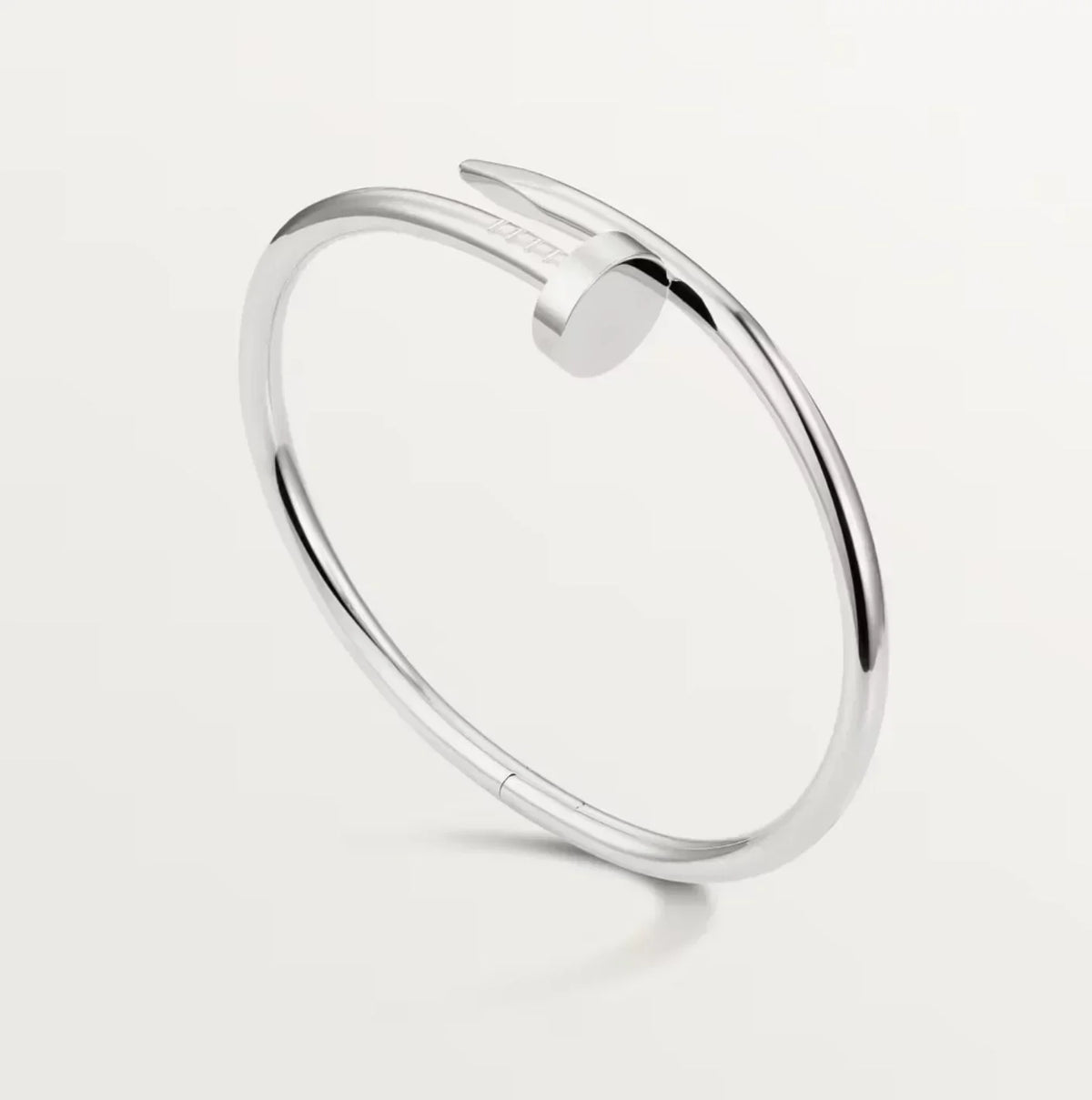 Silbernes Nagelarmband