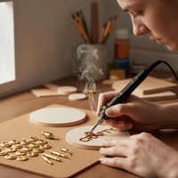 Holz-, Leder- und Metallgravur- und Brandmalerei-Set mit einstellbarer Temperatur für DIY-Bastelarbeiten