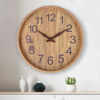 Holzwanduhr – Natürlicher Charme für Ihr Zuhause – Stilvoll, 30 cm