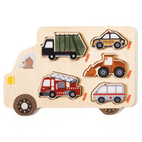 Montessori-Holzpuzzle für Kindergartenkinder