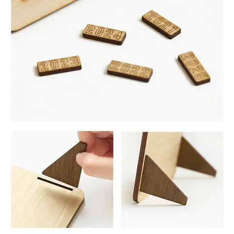 Ewiger Kalender Holzpuzzle-Spiel