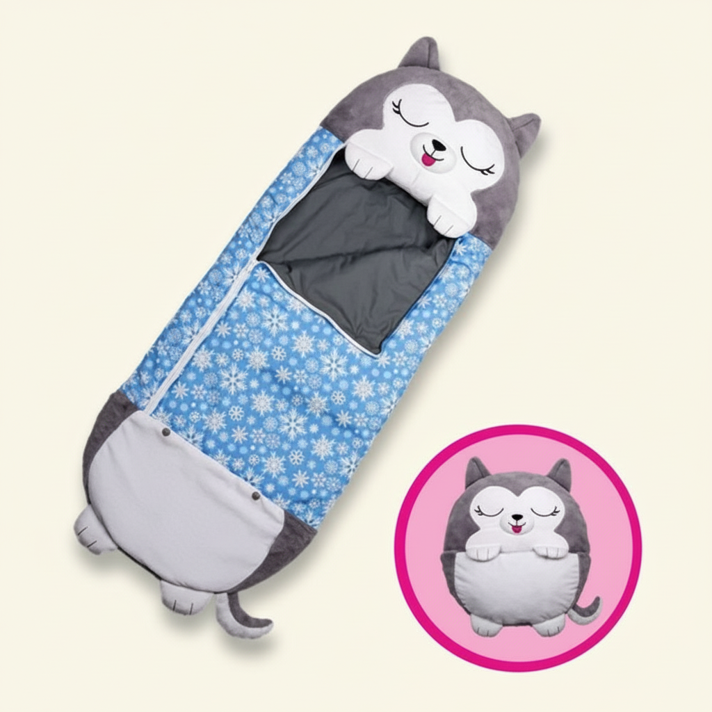 Faltbarer Kinderschlafsack in Tierform – Snoozi