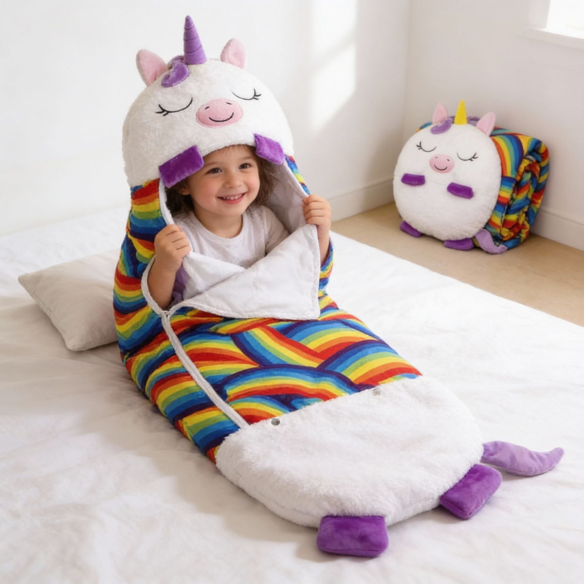 Faltbarer Kinderschlafsack in Tierform – Snoozi