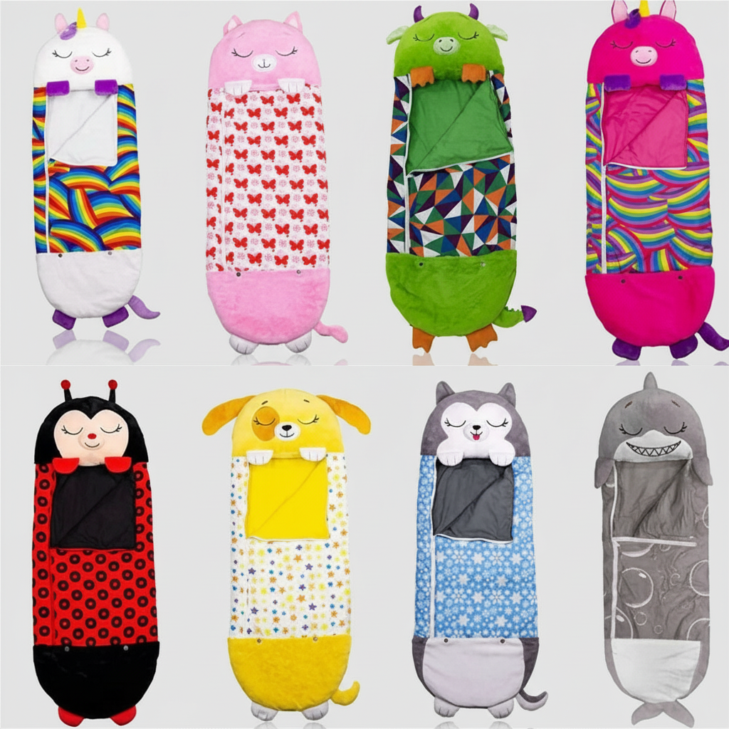 Faltbarer Kinderschlafsack in Tierform – Snoozi