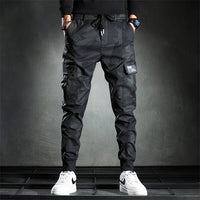 Schwarze Cargohose im Streetwear-Stil mit bequemer Passform