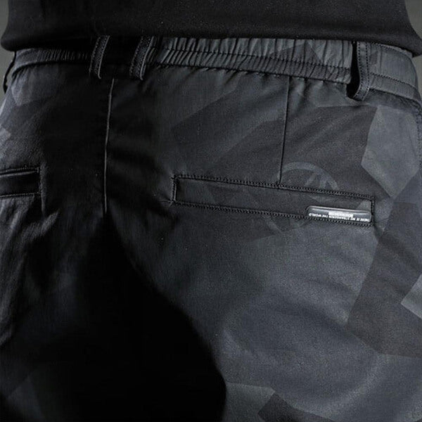 Schwarze Cargohose im Streetwear-Stil mit bequemer Passform
