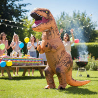 Aufblasbares Dinosaurier-Kostüm — Mit integriertem Ventilator, selbstaufblasendes Design