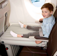 Aufblasbares Flugzeugbett für Kinder – Tragbare Reisematratze fürs Flugzeug
