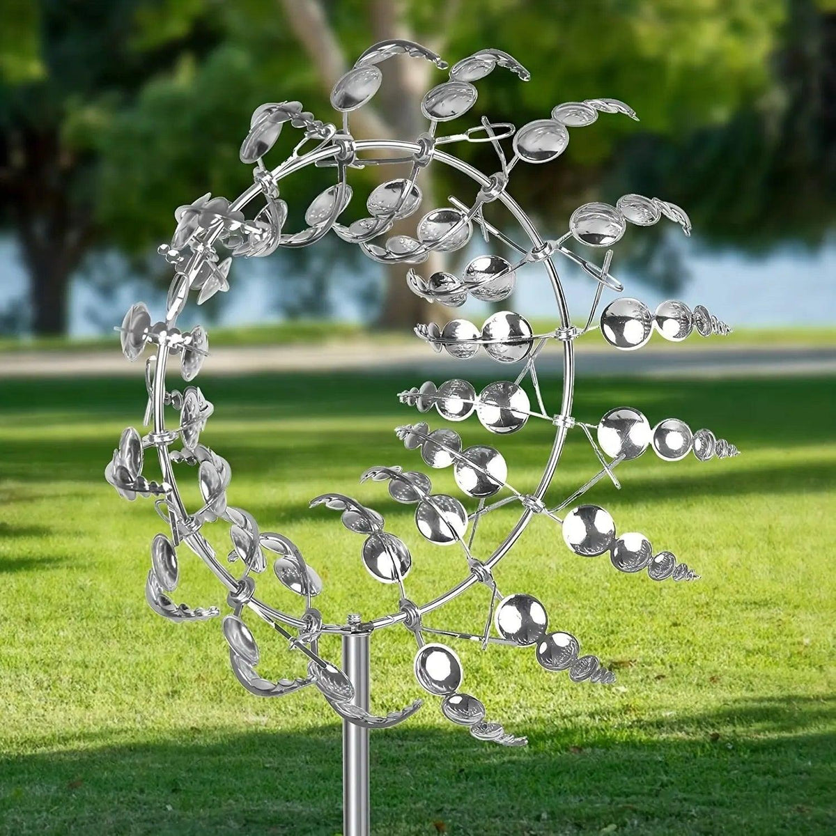 Kinetisches Windspiel aus Metall für die Gartendekoration – langlebig und umweltfreundlich