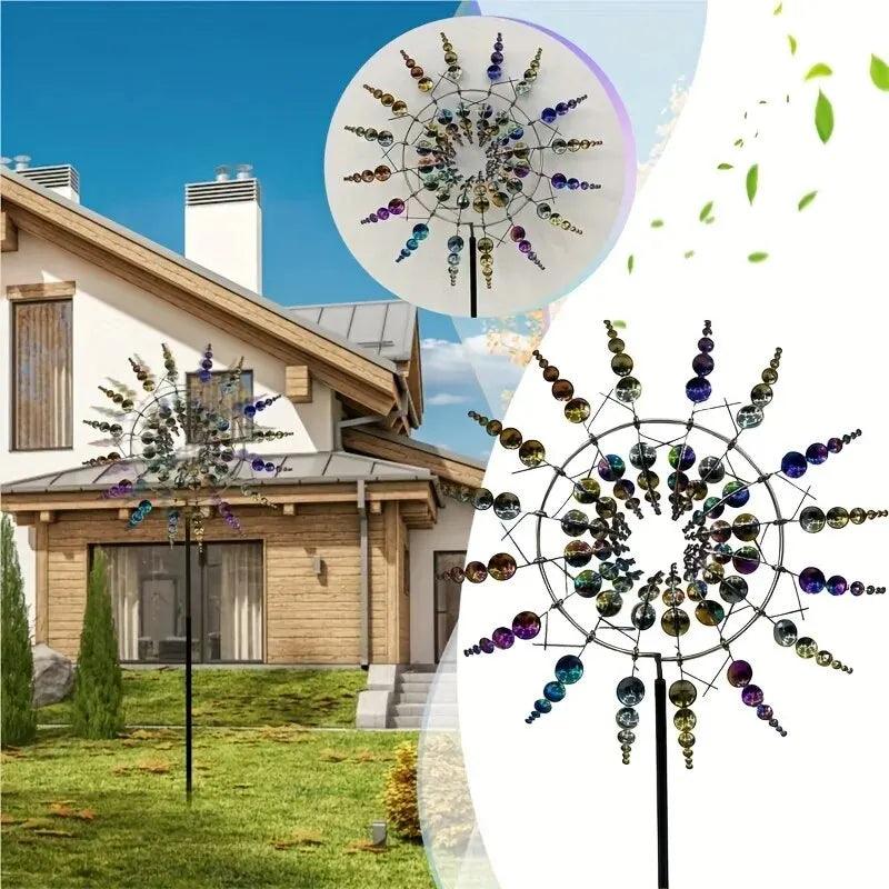 Kinetisches Windspiel aus Metall für die Gartendekoration – langlebig und umweltfreundlich