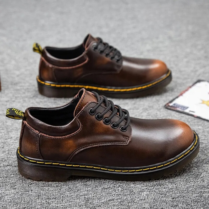Herren Halbschuhe aus echtem Leder – Stil und Komfort in einem
