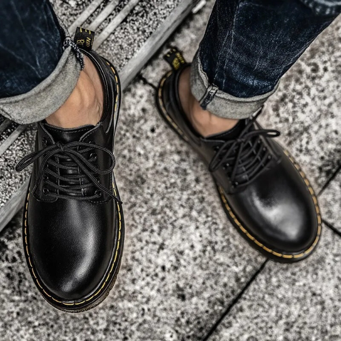 Herren Halbschuhe aus echtem Leder – Stil und Komfort in einem