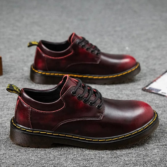 Herren Halbschuhe aus echtem Leder – Stil und Komfort in einem