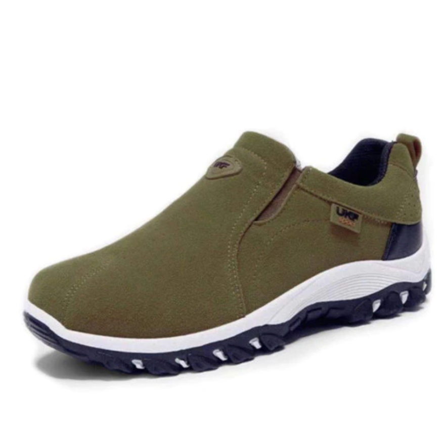 Orthopädischer Wanderschuh mit Fussgewölbestütze für Herren