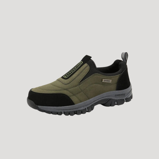 Herren-Schlupfwanderschuhe mit robuster Sohle und gepolsterter Passform